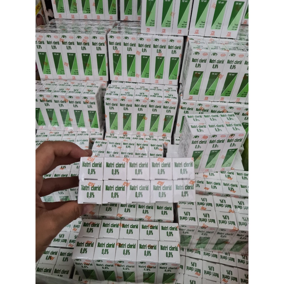 Lốc 10 chai Nước muối cho trẻ sơ sinh vệ sinh mắt , mũi, miệng,tai