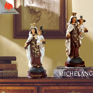 Flameer Thể Thao Nhựa Công Giáo Tượng Đức Bà Grace Trang Trí Tượng