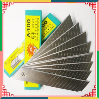 combo 10 lưỡi dao rọc giấy