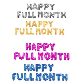Bộ Bóng Chữ ❤️ Happy Fullmonth ❤️ nhiều mầu