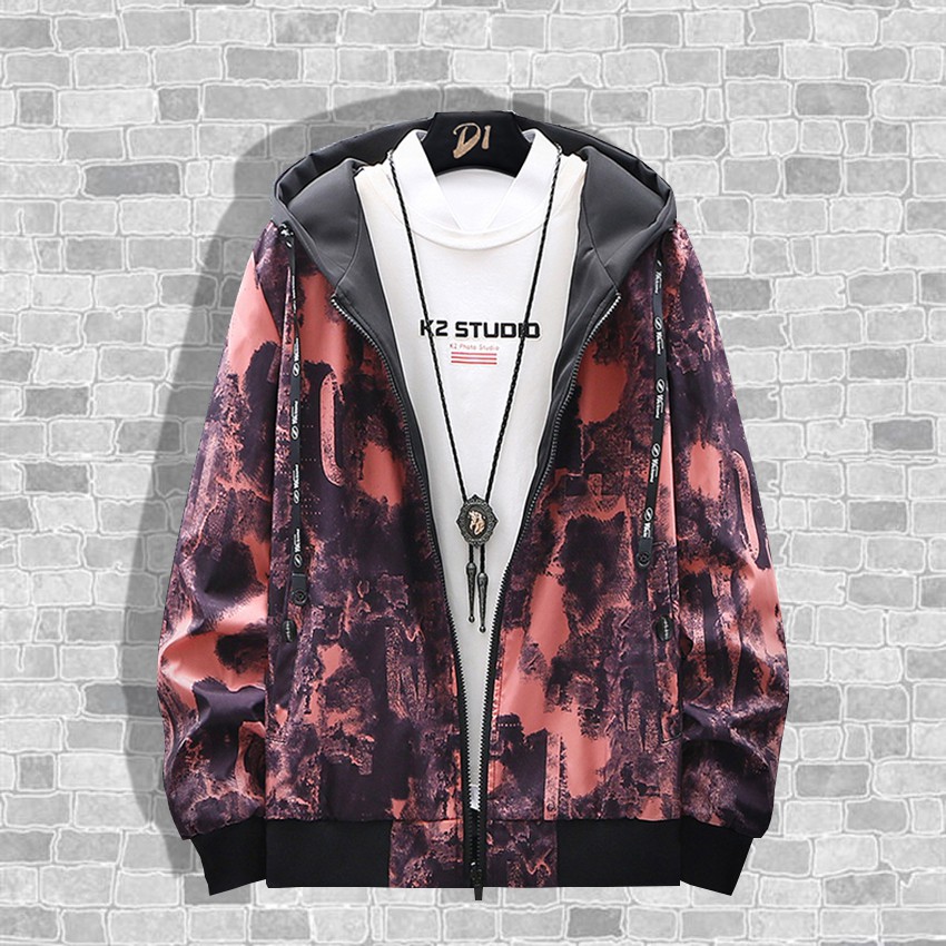 Áo Khoác Nhẹ Nam Thu Đông Khoá Kéo Loang Màu Thời Trang Hàn Quốc Hot Trend ZENKODLMEN AO KHOAC NAM 134C | BigBuy360 - bigbuy360.vn