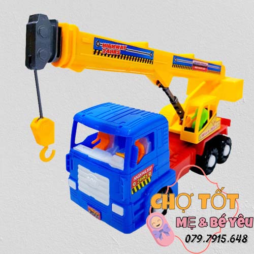 Đồ Chơi Xe Móc, Xe Cẩu Chạy Trớn ( Hàng Việt Nam To Đẹp )