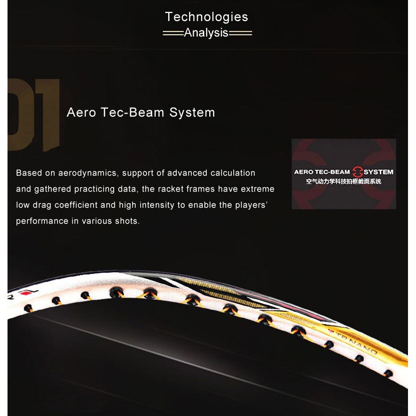 Vợt cầu lông Lining Turbo Charging 50 chính hãng