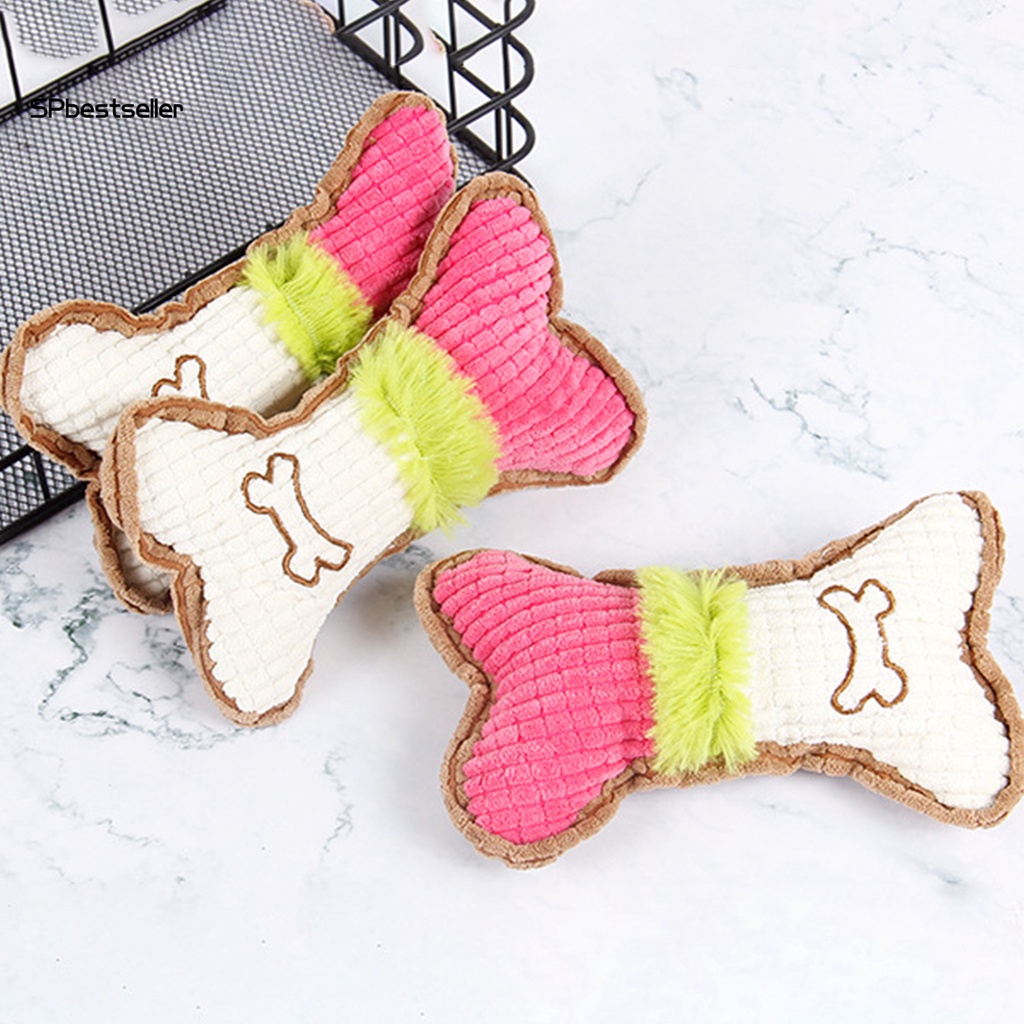 Đồ chơi nhồi bông hình khúc xương chống cắn cho chó cưng