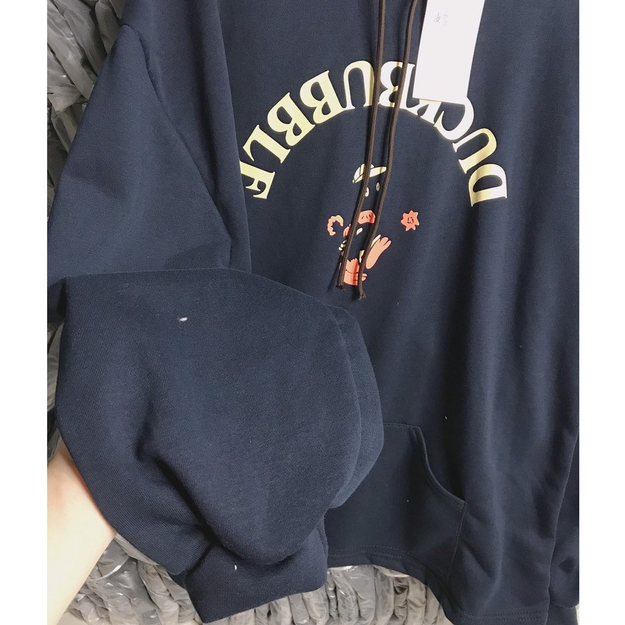 Áo Khoác Hoodie Nỉ Unisex Nam Nữ Form Rộng Tay Bồng In Hình Thú Ulzzang | BigBuy360 - bigbuy360.vn