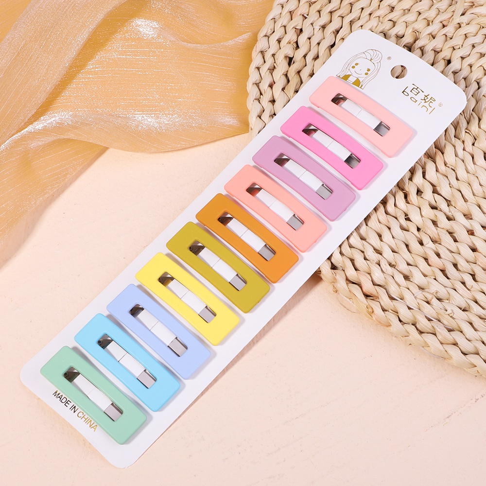 Set 10 Kẹp tóc KIDSBOWS đơn giản thời trang xinh xắn cho nữ