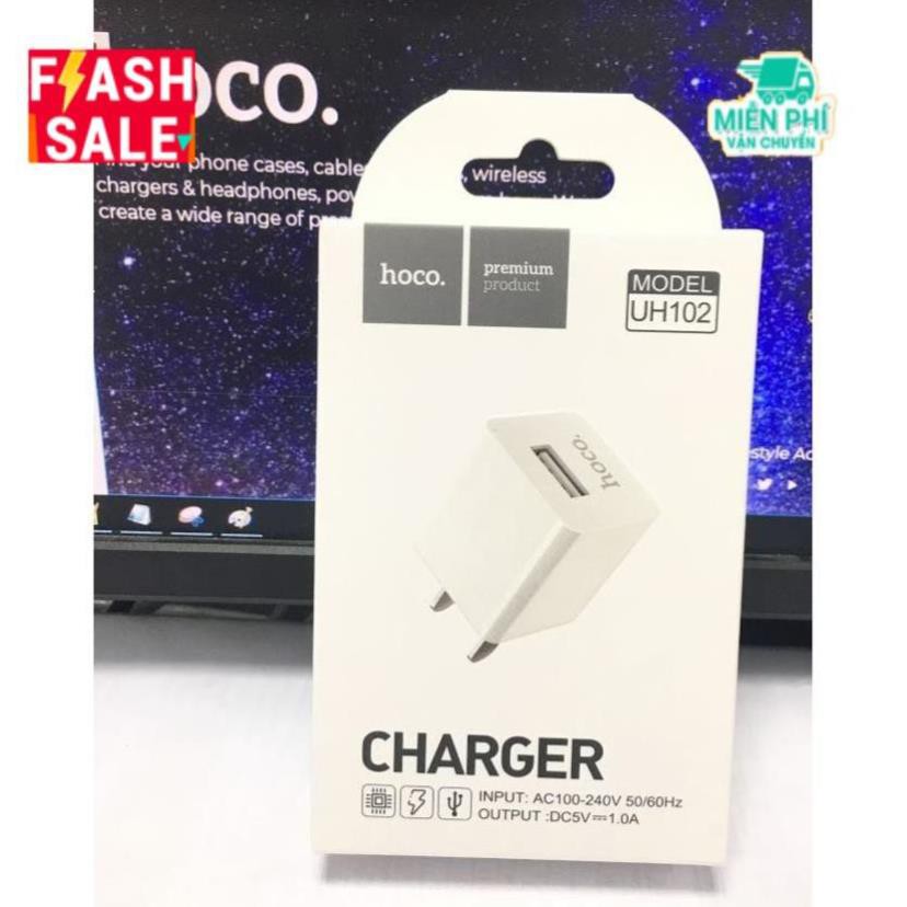 Củ sạc Iphone/Samsung Hoco UH102 5V/1A Chính hãng