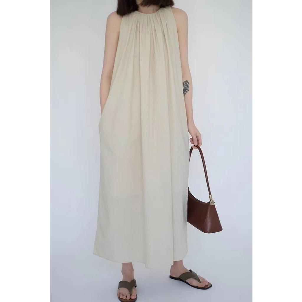 Đầm Chữ A Sát Nách Cổ Tròn Dáng Rộng 62846