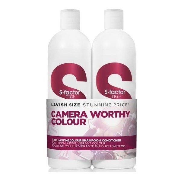 Bộ dầu gội xả 𝐓𝐢𝐠𝐢 𝐒 𝐅𝐚𝐜𝐭𝐨𝐫 𝐦𝐚̀𝐮 𝐭𝐫𝐚̆́𝐧𝐠 750ml, bộ dầu gội xả cấp ẩm phục hồi cho tóc | BigBuy360 - bigbuy360.vn