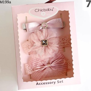 Set 3 băng đô Chicbaby cho bé