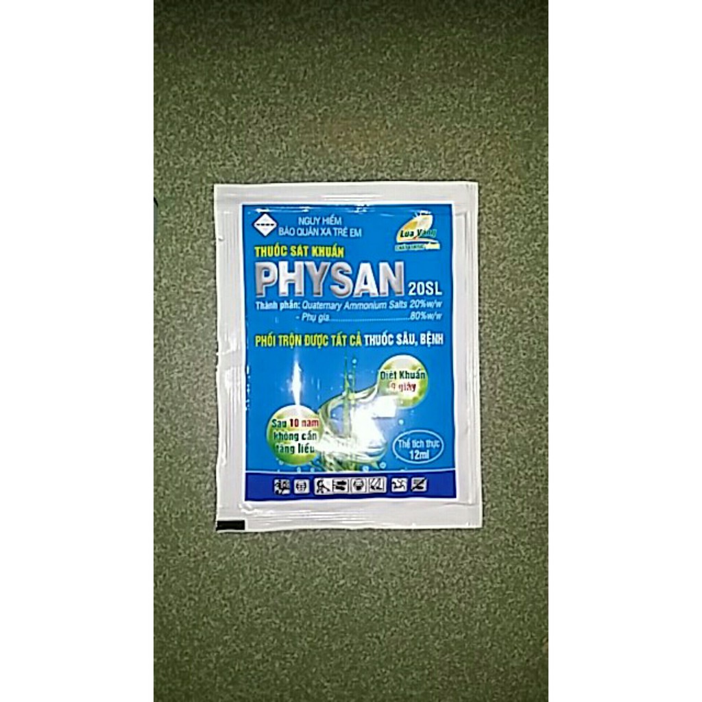 Thuốc sát khuẩn PhySan 20SL - Đặc trị nấm, thối nhũn trên phong lan (12ml)