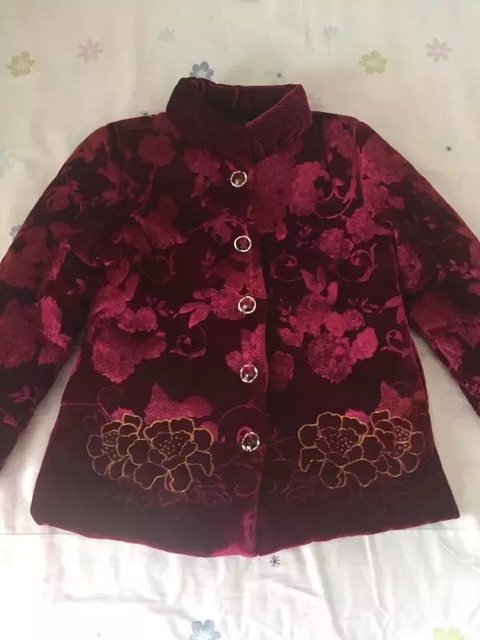 Sẵn [Hàng cao cấp] - Áo len cho người già, Áo khoác nhung cực ấm cho bà, Áo khoác len cho mẹ lót nhung cao cấp | BigBuy360 - bigbuy360.vn