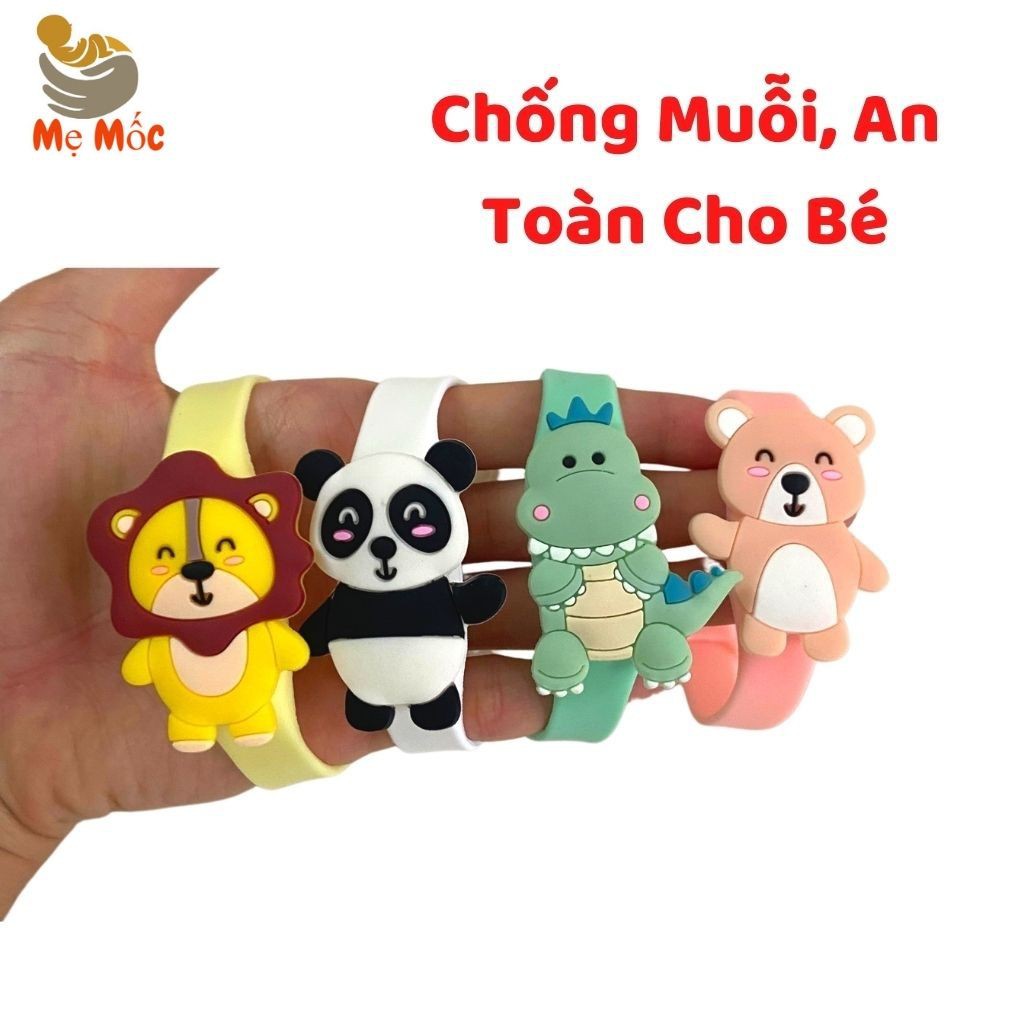 Đồng Hồ Đuổi Muỗi In Hình Siêu Dễ Thương Cho Bé - Shop Mẹ Mốc ,DHM