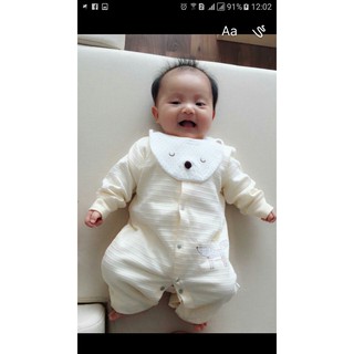 Body cotton cúc 0-12m