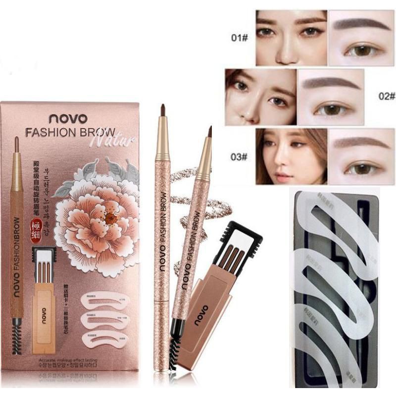 Chì mày ngang Novo Fashion Brow Natur #02 Natural Brown