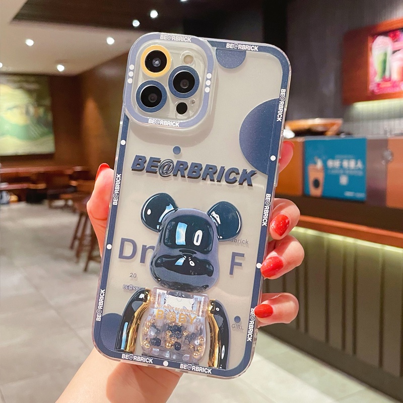 Ốp lưng Điện Thoại Cho OnePlus 10Pro 5G 9 Pro 8T 10 8 9T OnePlus Nord N20 5G 7T 7 6T 6 5T 5 Ốp lưng mềm Chống va đập Gấu hoạt hình
