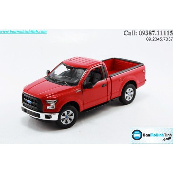 Mô hình xe bán tải Ford F-150 2015 Regular Cab 1:24 Welly