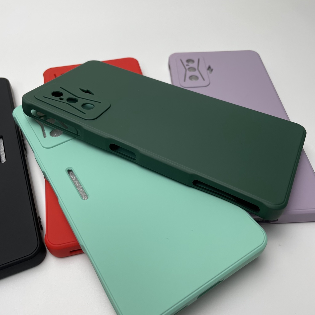 Ốp lưng Xiaomi Redmi K60 / Poco F5 Pro / K40S / K50 Gaming / K50 Pro / Poco F4 GT, Mặt lưng mềm mịn chống bẩn, Viền vuôn