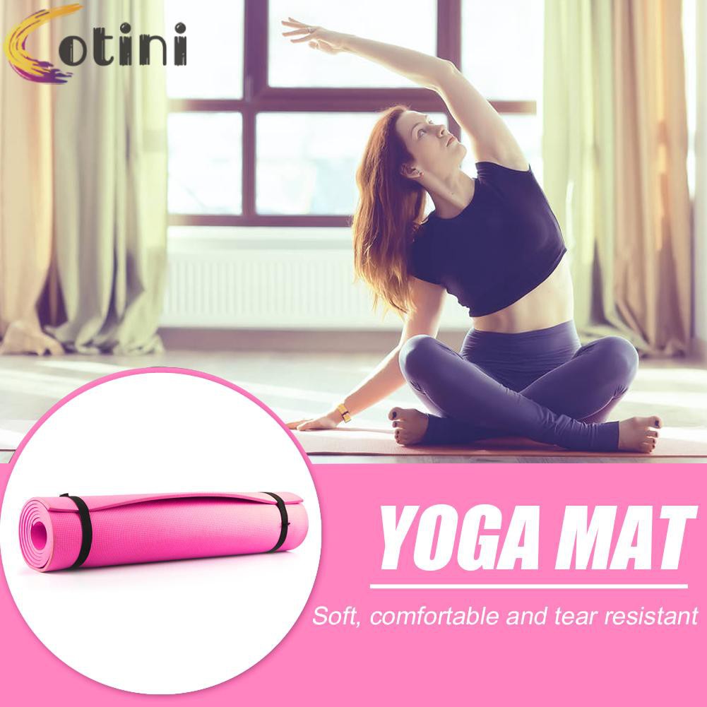 Thảm Tập Yoga Chống Trượt Thân Thiện Với Môi Trường 4mm / 6mm