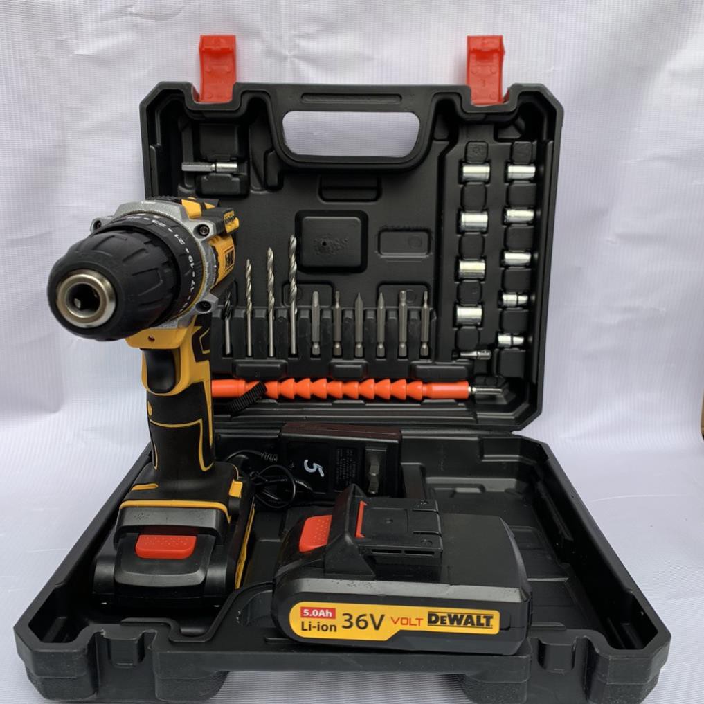 [Hàng xịn] Máy khoan pin Dewalt 3 chức năng khoan gỗ, khoan sắt, bắt vít