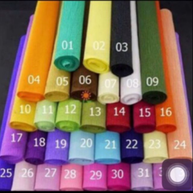 Combo 20 cuộn giấy nhún làm hoa
