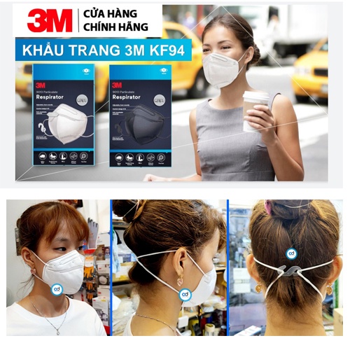 Khẩu trang3M 9013 chống bụi và kháng khuẩn đạt chuẩn KF94