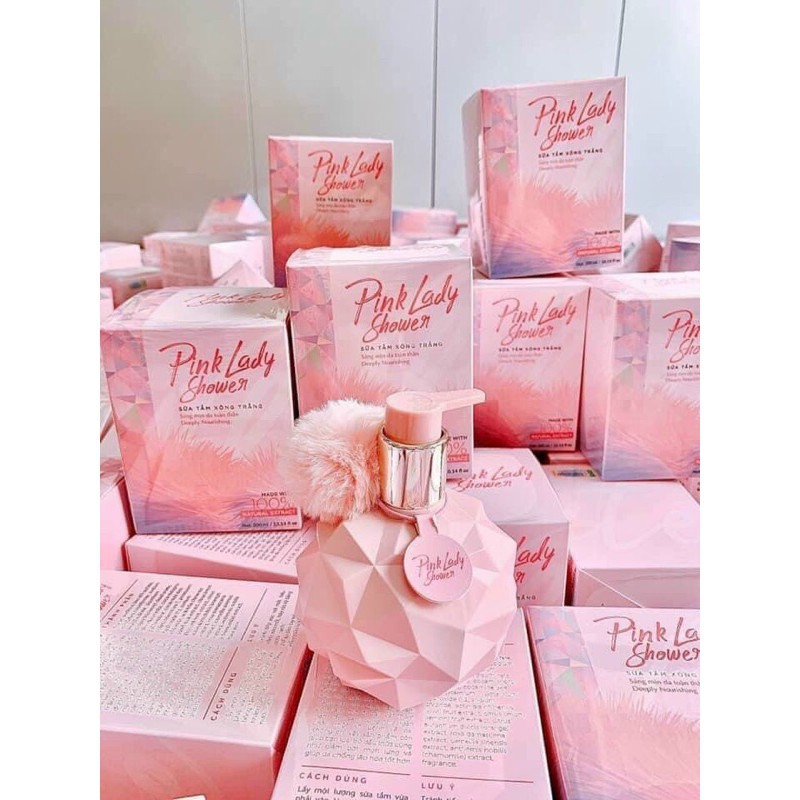 SỮA TẮM HƯƠNG NƯỚC HOA PINK LADY SHOWER HẠT MASSA SIÊU TRẮNG | BigBuy360 - bigbuy360.vn