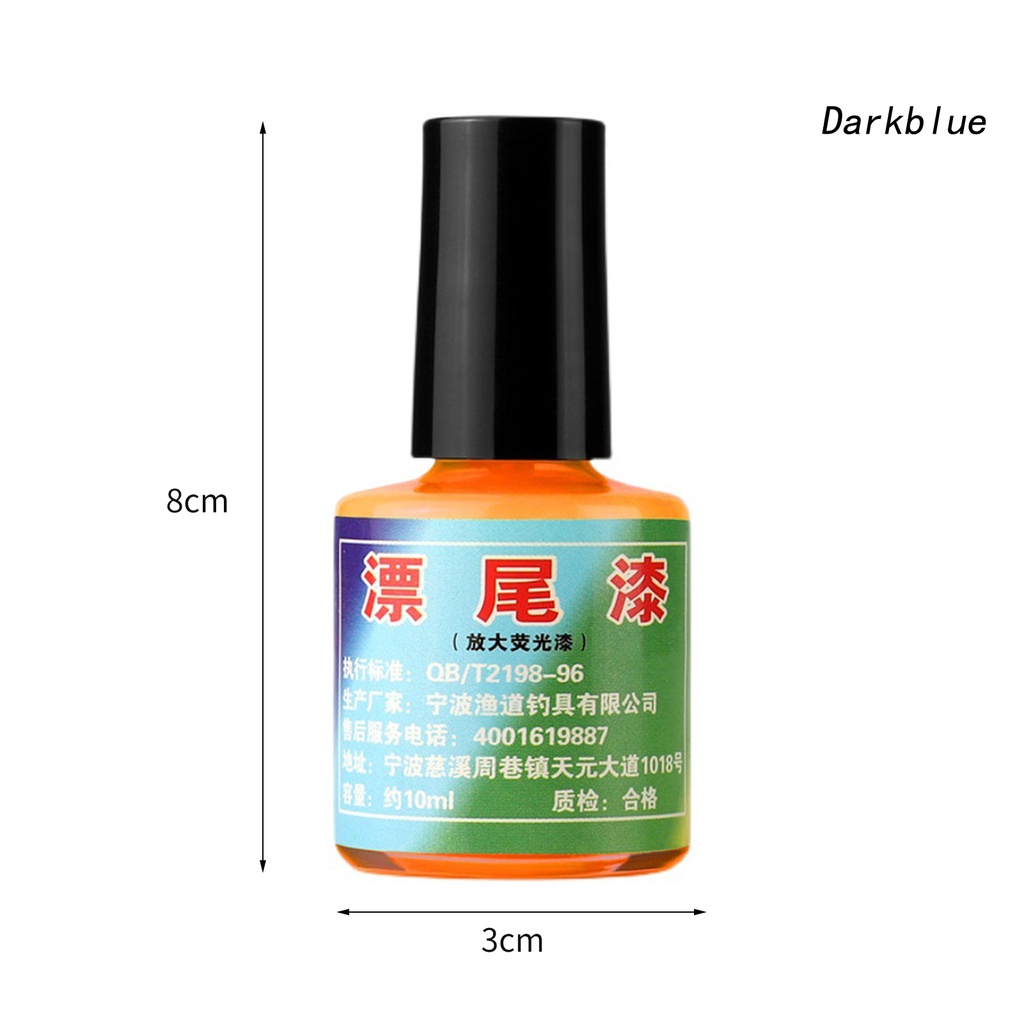 Sơn phao câu cá màu dạ quang bắt mắt không thấm nước 10ml