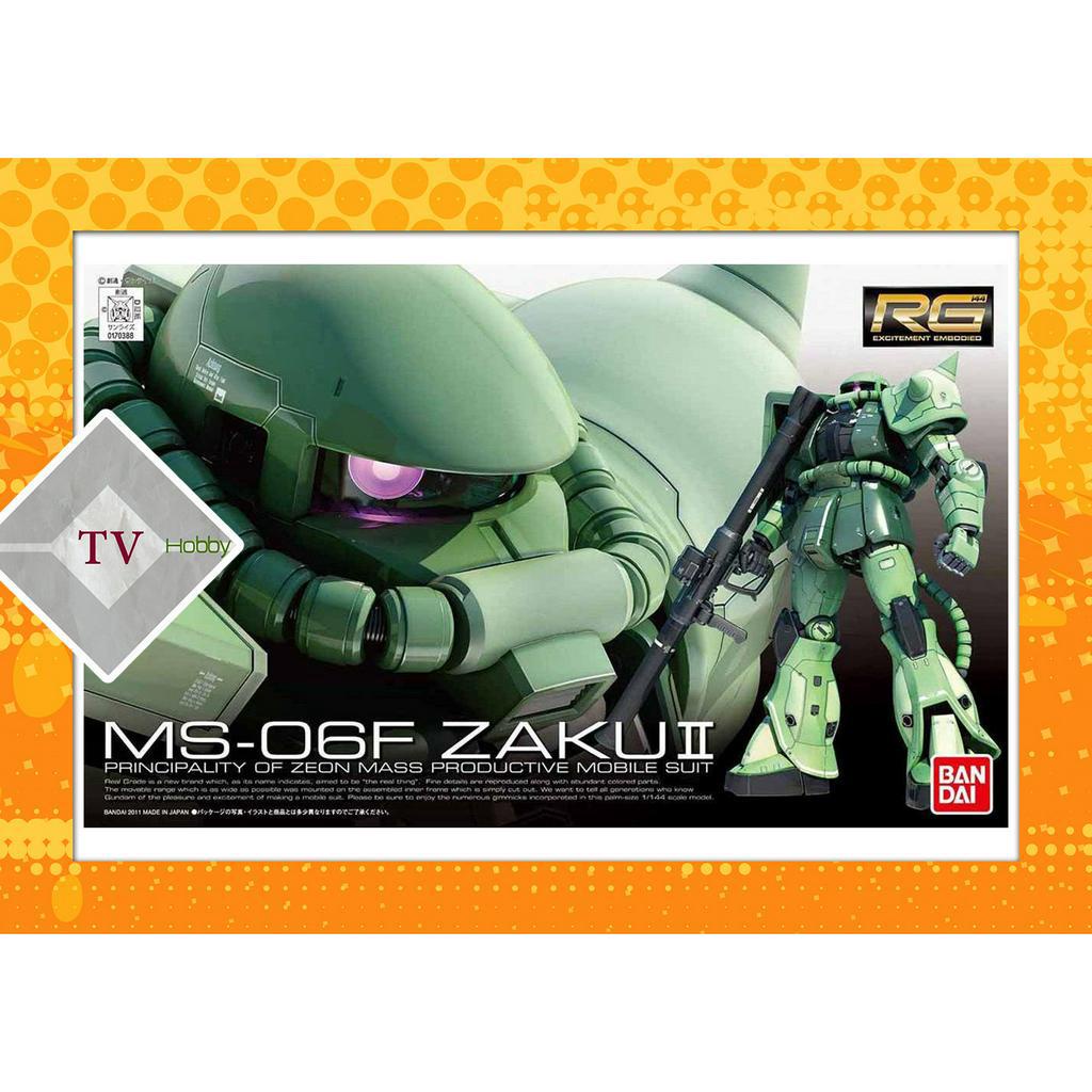 Mô Hình Lắp Ráp RG 1/144 Zaku II Xanh