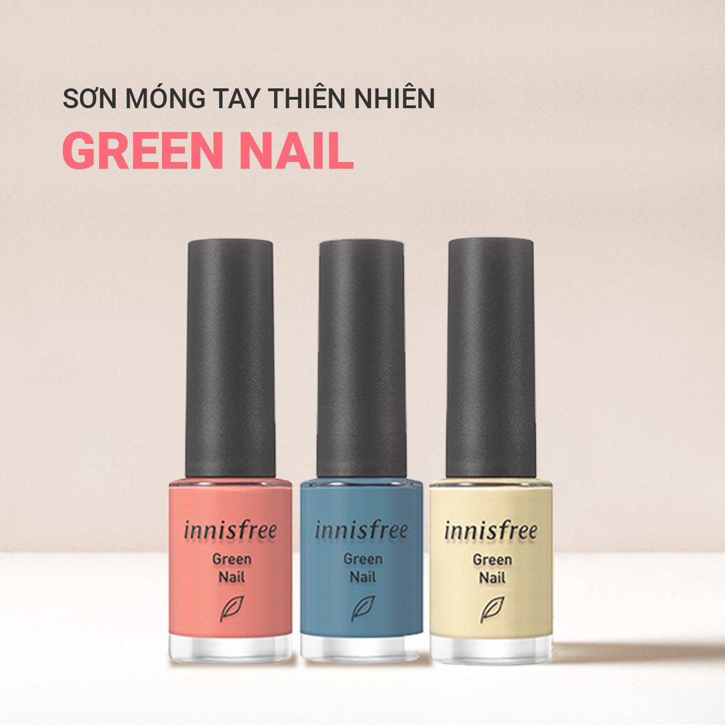 Sơn móng tay thiên nhiên innisfree Green Nail 6ml