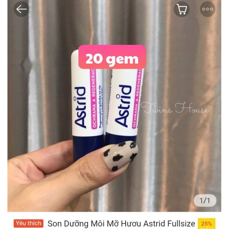 Dưỡng môi mỡ hưu