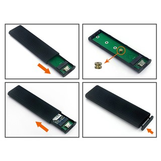 Box ổ cứng SSD M.2 SATA USB3.1 type-C - BX44