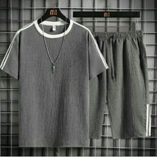 Bộ Đũi Nam Cổ Tròn Tay Ngắn Chất Liệu Đũi Cotton Siêu Đẹp Mềm Mịn Mát Nhẹ Thoáng Thấm Hút Mồ Hôi Tốt From Dáng Thể Thao