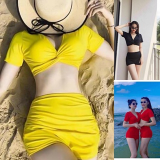 Bộ đồ bơi nữ bikini hai mảnh kín đáo che khuyết điểm