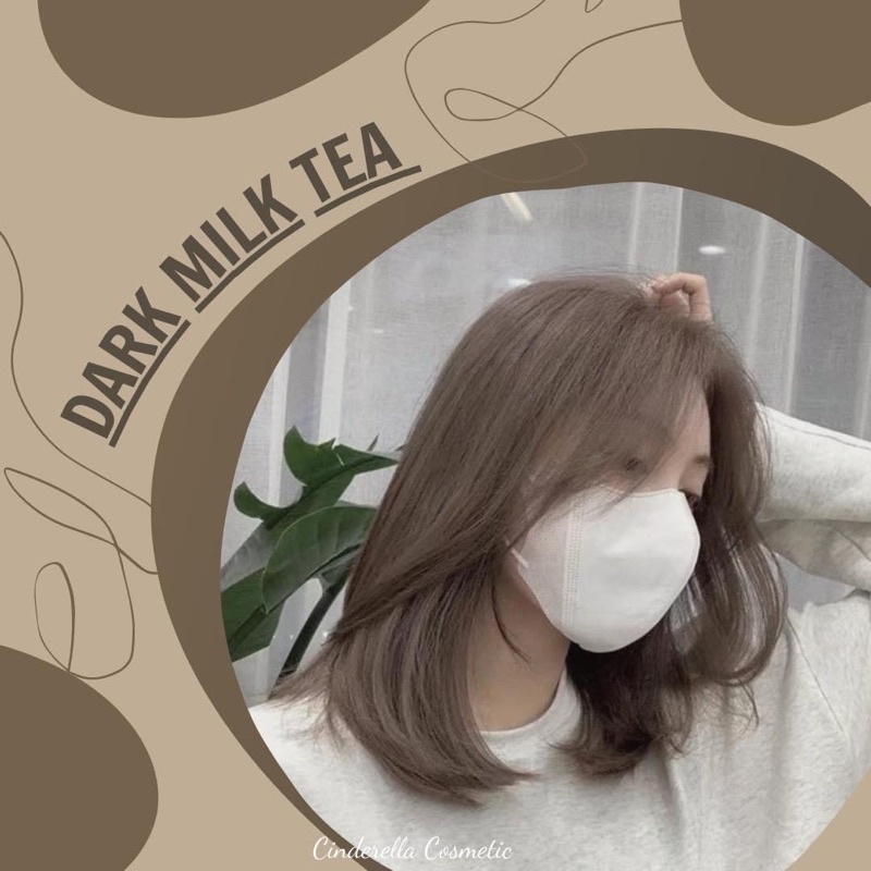 Thuốc nhuộm tóc màu Dark Milk Tea độc quyền