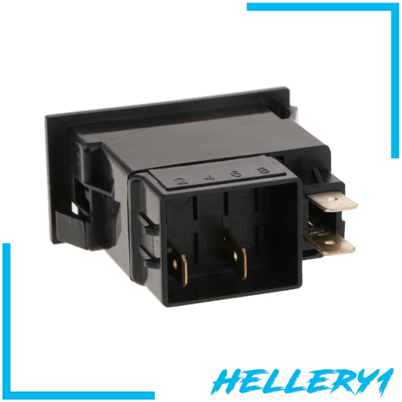 [Hellery1] Công Tắc Nút Đèn Pha 2Pins Bình Thường Cho Xe Hơi Xe Tải