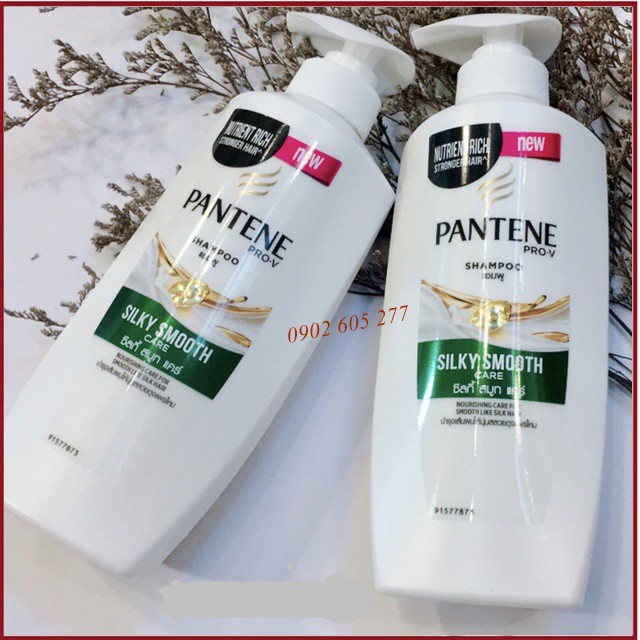 [hàng chính hãng]Dầu gội Pantene Thái Lan 450ml (xanh,hồng)