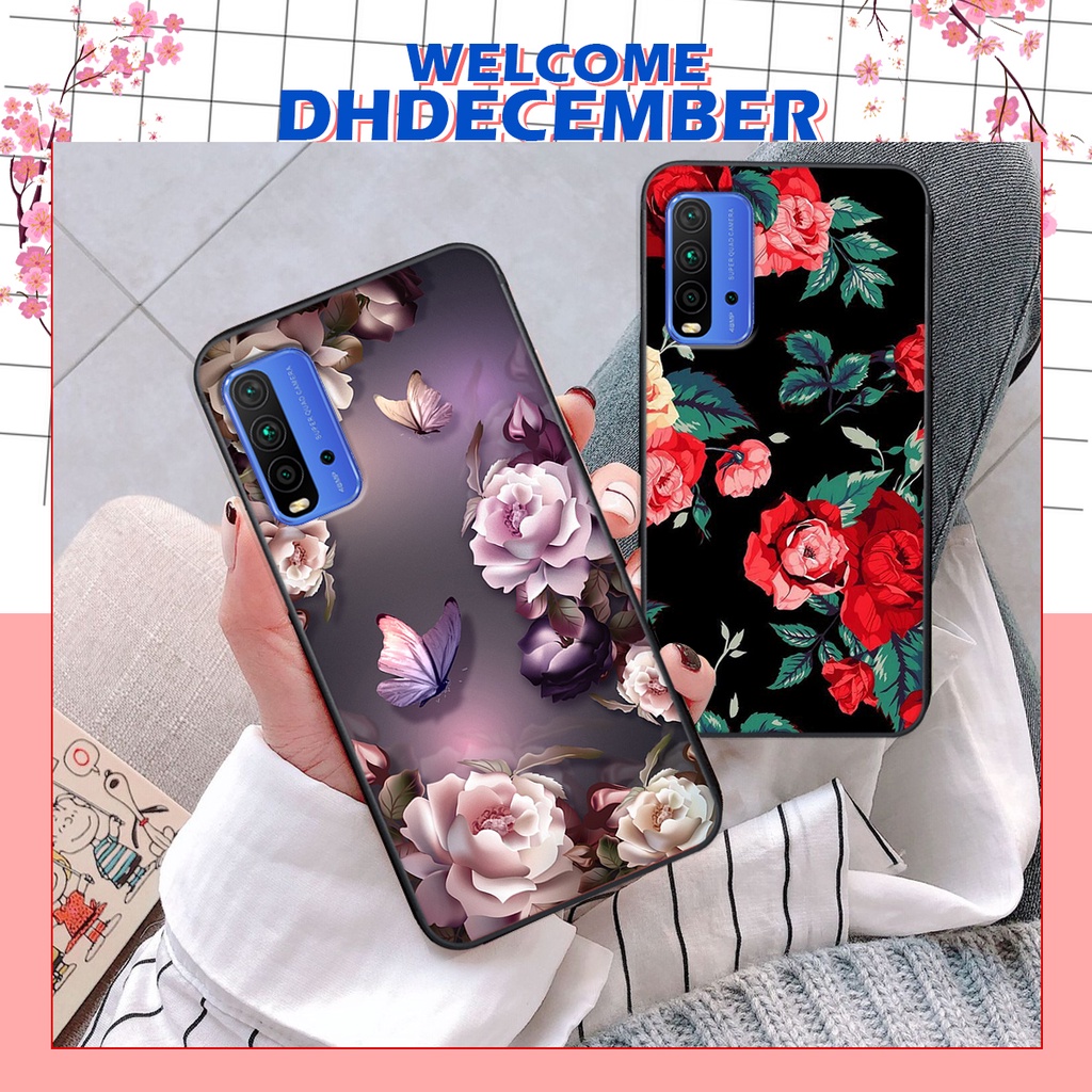 Ốp lưng Xiaomi REDMI 9T in hình hoa tinh tế , mới mẻ DH DECEMBER