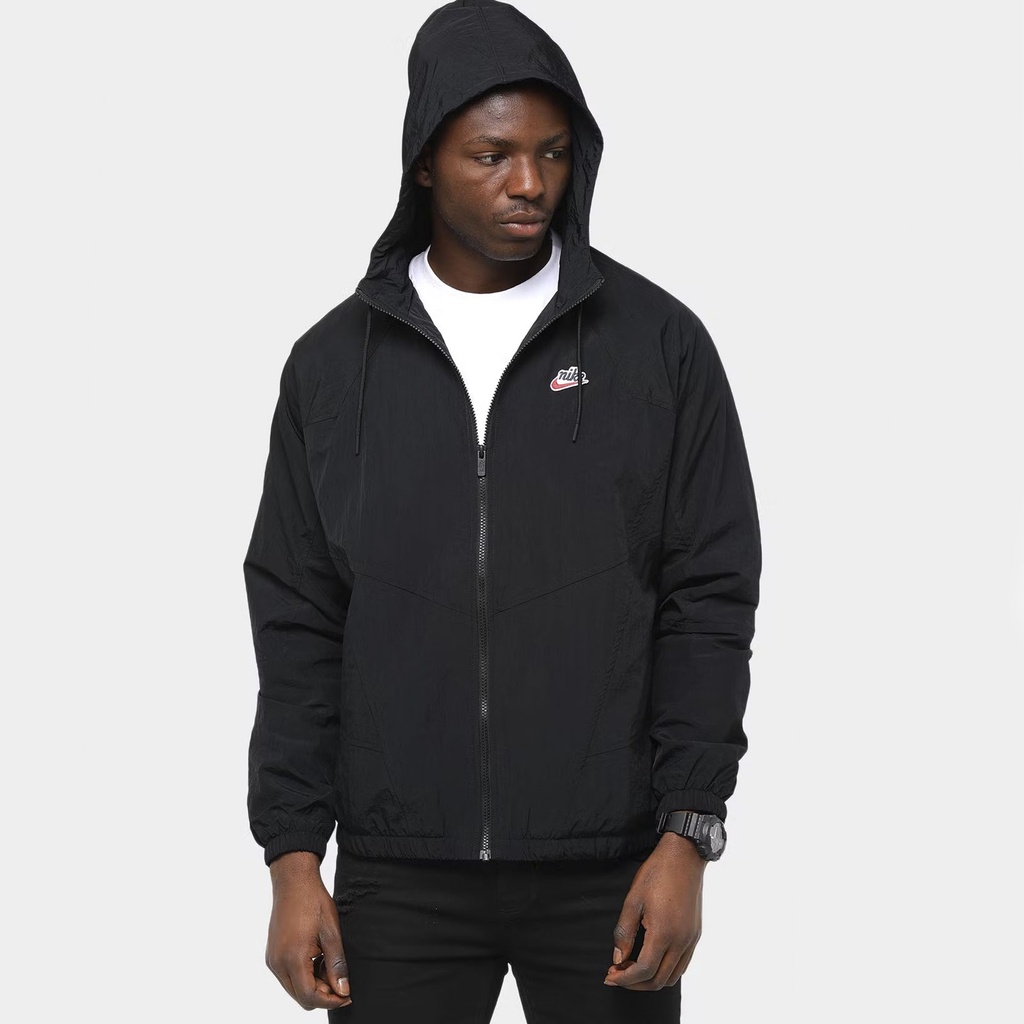 ÁO KHOÁC NIKE HERITAGE WINDRUNNER  - ĐEN