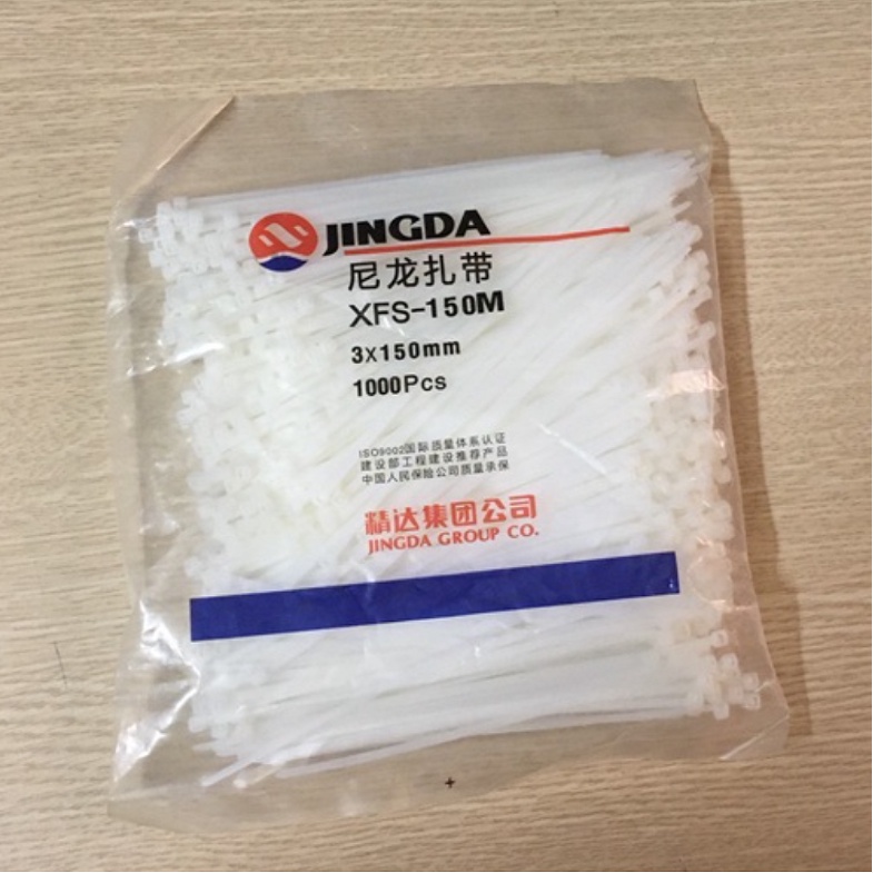 Bó 100 Lạt nhựa- dây thít nhựa – dây rút nhựa  10cm buộc lồng chuồng giá rẻ