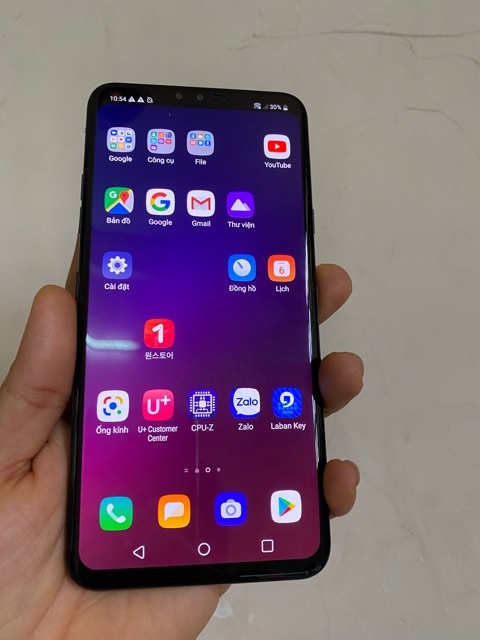 Điện thoại lg v40 snap 845 ram 6gb 64gb loạn cảm ứng màn tháo rời