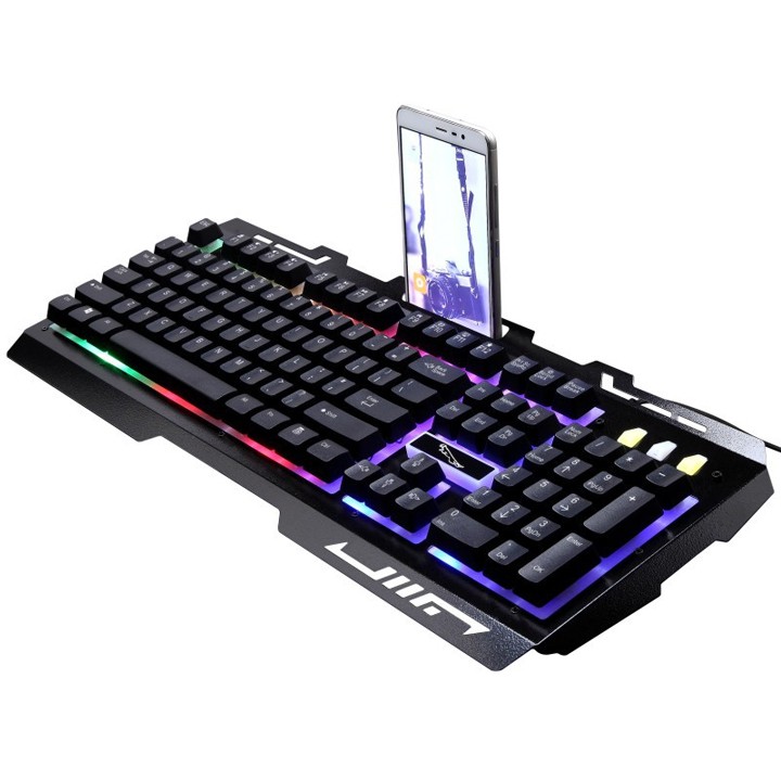 [Mã SKAMSALE03 giảm 10% đơn 200k] TẶNG LÓT CHUỘT +BỘ BÀN PHÍM GAME G700 VÀ CHUỘT R8 1602 LED ĐA MÀU