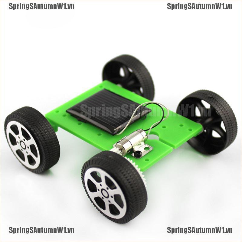 [Spring] 1Pc Mini Solar Toy DIY Car Children Educational Puzzle IQ Gadget Hobby Robot [VN]