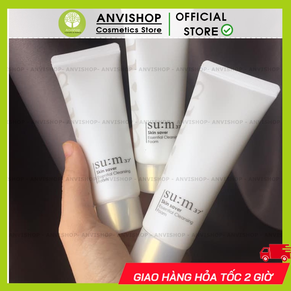 Sữa Rửa Mặt Trắng Da Sum Essential Cleansing Foam 40ml