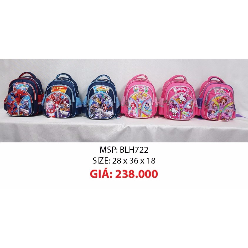 [ SALE SẬP SÀN SHOPEE - HCM ] BALO CHÍNH HÃNG MR.VUI CHO BÉ HỌC MẪU GIÁO BLH-722