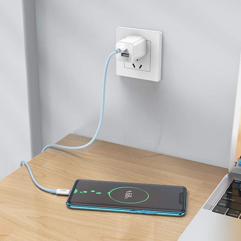 Cáp sạc nhanh Hoco. X68 100W USB Type C 5A 100W PD tiện lợi thích hợp cho Macbook iPad Samsung S20 Xiaomi