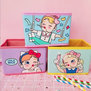 Hộp đựng đồ dùng đa năng in hoạt hình xinh xắn