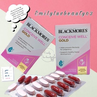 Viên uống tăng khả năng thụ thai Blackmores Conceiv Date Xa