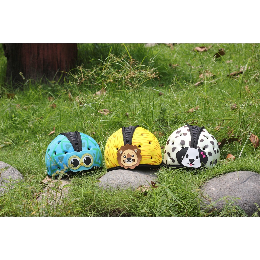 Mũ bảo hiểm bảo vệ đầu trẻ em  6-18 tháng hình thú có hộp chính hãng