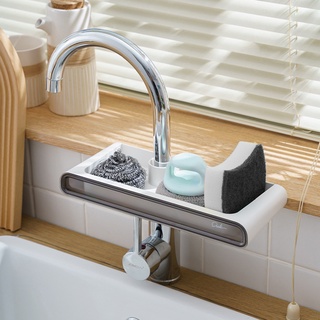 Giá đựng đồ gắn vòi nước bồn rửa chén tiện dụng
